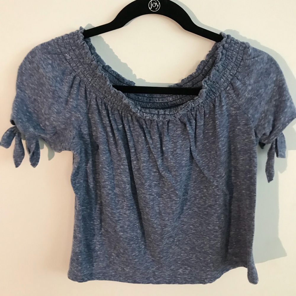 A off the shoulder top